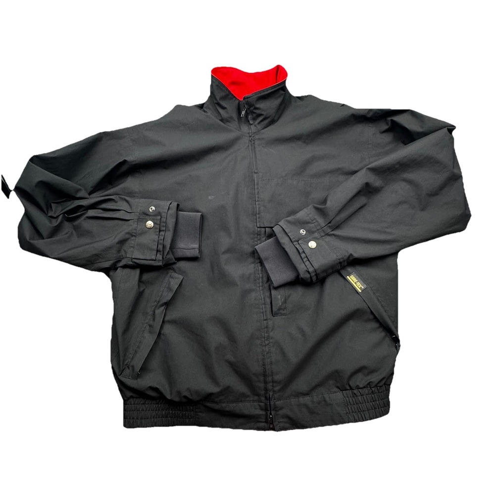 Zero Restriction Tour Jacket Golf Full Zip Gore-Tex Jacket Black Size Sz L